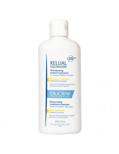 KELUAL SQUANORM CHAMPU DUCRAY CASPA SECA 400 ML