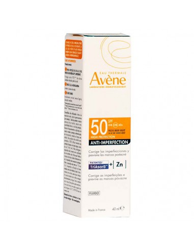 AVENE SOLAR 50+ ANTI-IMPERFECCIONES  FLUIDO 40ML