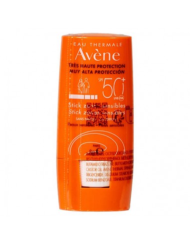 AVENE STICK 50+ ZONAS SENSIBLES 10 G.