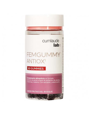 CUMLAUDE LAB: FEMGUMMY ANTIOX 60 GUMMIES SABOR F
