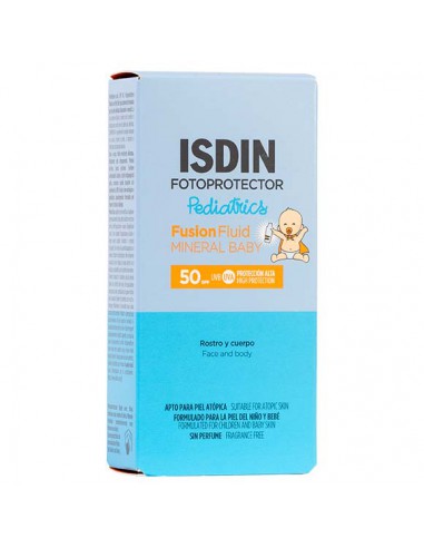 FOTO ISDIN PEDIATRICS 50+ FUSION FLUID MINERAL