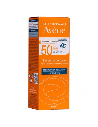 AVENE SPF 50+ FLUIDO SIN PERFUME 50 ML
