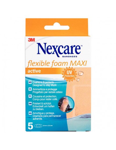 3M NEXCARE APOSITOS FOAM MAX UV 5 UNIDADES