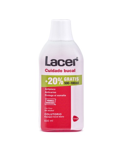 LACER COLUTORIO 500 ML +100 ML GRATIS