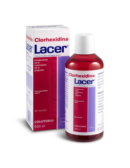 LACER CLORHEXIDINA COLUTORIO 0,12% 500 ML.