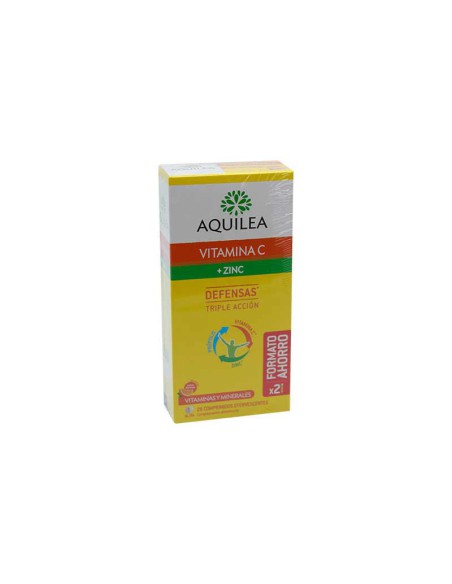 AQUILEA VITAMINA C + ZINC 28 COMPRIMIDOS EFERVES