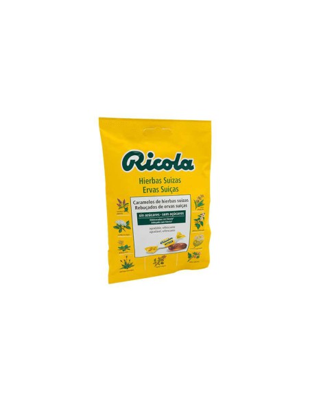 RICOLA CARAMELOS SIN AZUCAR BOLSA HIERBAS SUIZA