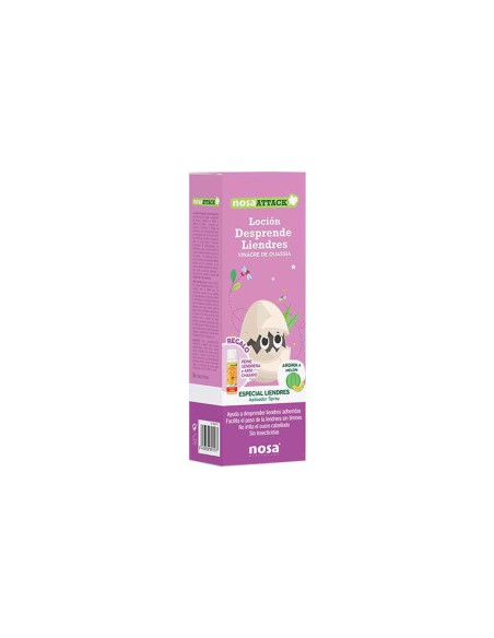NOSA ATTACK LOCION DESPRENDE LIENDRES 150 ML