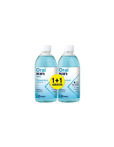 ORALKIN ZERO ENJUAGUE 500ML 2X1