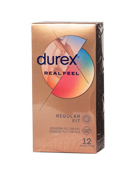 PRESERVATIVOS DUREX REAL FEEL SIN LATEX 12 UNID