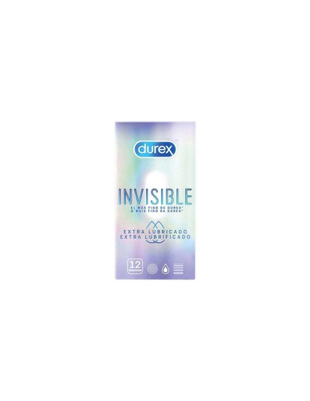 PRESERVATIVOS DUREX INVISIBLE REGULAR FIT 12