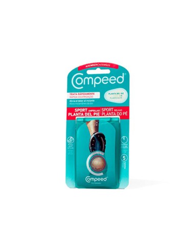 COMPEED AMPOLLAS PLANTA DEL PIE 5 UND.