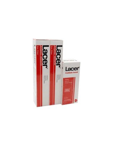 PASTA LACER 125 ML DUPLO + COLUTORIO...