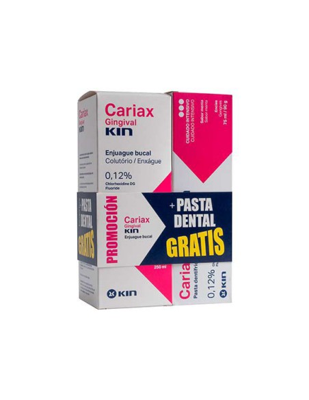 COLUTORIO CARIAX 250 ML.+PASTA REGALO  75 ML