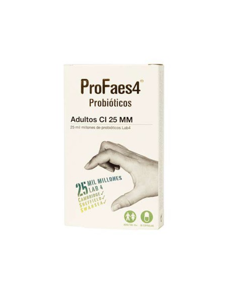 PROFAES4 PROBIOTICO ADULTOS 25 MM 30 CAPSULAS