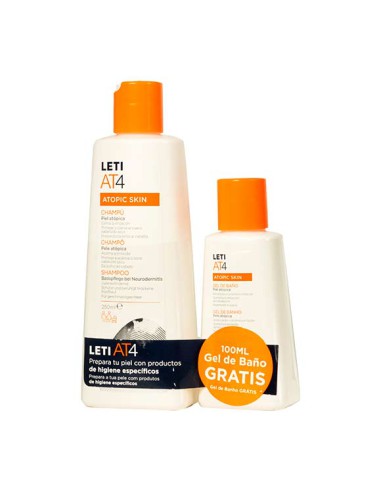 PROMO CHAMPU LETI AT4+GEL 100ML GRATIS