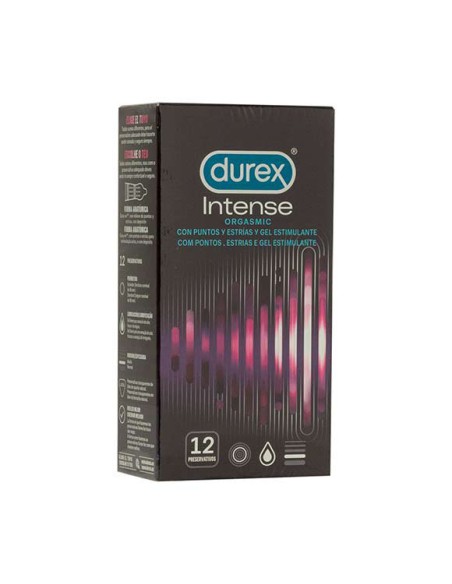 PRESERVATIVOS DUREX INTENSE ORGASMIC 12