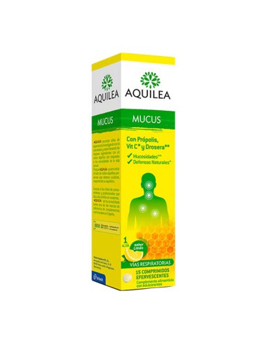 AQUILEA MUCUS COMP EFERVESCENTES 15 COMP