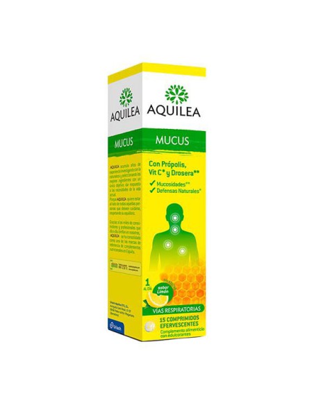 AQUILEA MUCUS COMP EFERVESCENTES 15 COMP