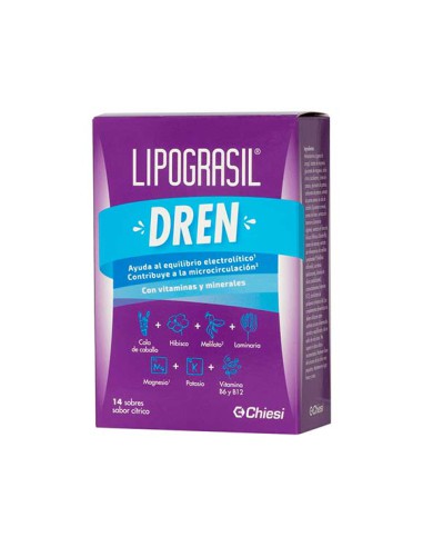 LIPOGRASIL DREN 14 SOBRES 8 G SABOR...