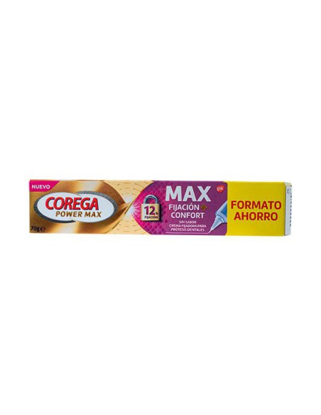 COREGA MAX FIJACION +CONFORT POWER MAX AHORRO