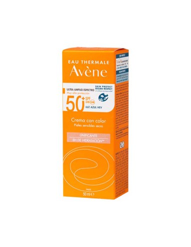 AVENE CREMA SOLAR 50+ LUZ AZUL...
