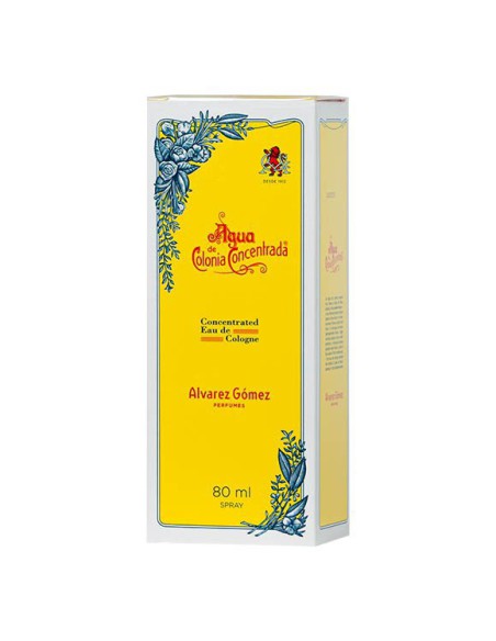AGUA DE COLONIA CONCENTRADA ALVAREZ GOMEZ 80 ML