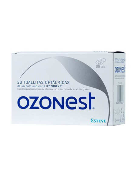 OZONEST 20 TOALLITAS OFTALMICAS