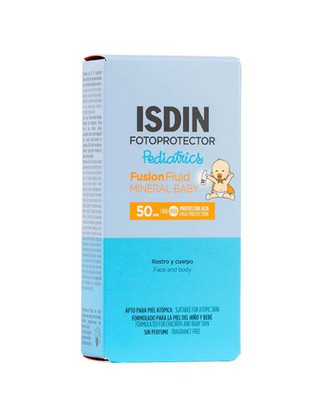 ISDIN FP PEDIATRICS 50+ FUSION FLUID MINERAL 50M