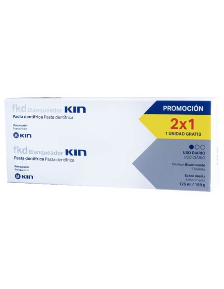 FKD BLANQUEADORA PASTA DENTAL KIN 125ML PACK 2X1