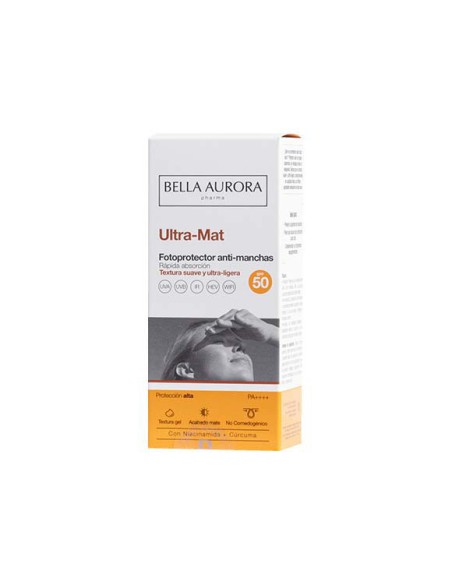 BELLA AURORA FOTOPROTECTOR 50+ ULTRA MATE 50 ML