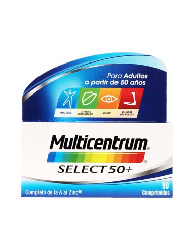 MULTICENTRUM ADULTOS 50+ 90 COMPRIMIDOS