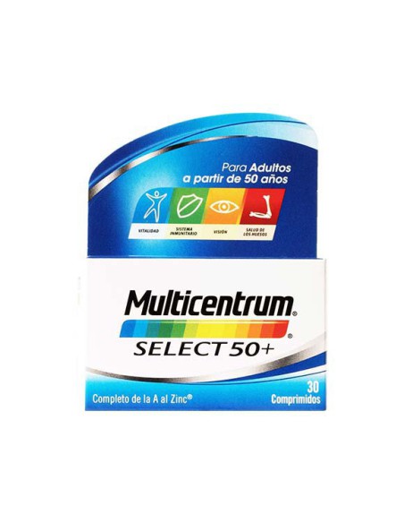 MULTICENTRUM SELECT 50+ 30 COMPRIMIDOS